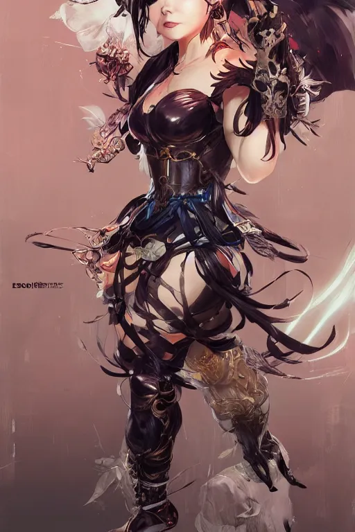 Image similar to souless Bjork in a blade and soul spinoff artbook rendered by the artist Hyung tae Kim, Jiyun Chae, Lê Long, Joe Madureira, trending on Artstation by Hyung tae Kim, artbook, Stanley Artgerm Lau, WLOP, Rossdraws , James Gurney