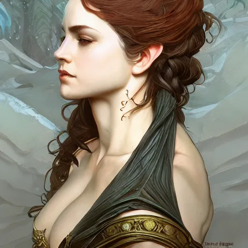 Prompt: Reyna From Valorant, bleeding, D&D, fantasy, intricate, elegant, highly detailed, digital painting, artstation, concept art, smooth, sharp focus, illustration, art by artgerm and greg rutkowski and alphonse mucha