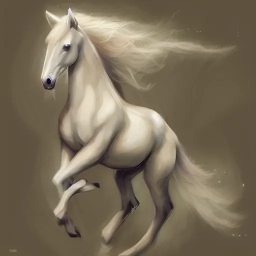 Prompt: a angel horse inspired by Charlie bowater,8K