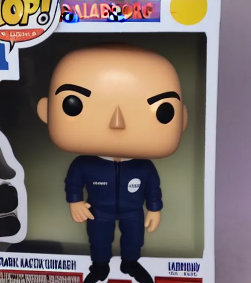 Image similar to bald mark zuckerberg in stained tracksuit funko pop still sealed in box, ebay listing