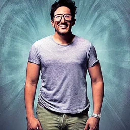 Image similar to markiplier is a messiah, godly photo
