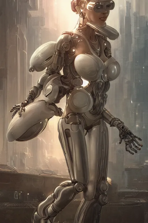 Prompt: Ultra realistic illustration, robot woman carrying a baby (baby with eyes closed), cyberpunk, sci-fi, fantasy, intricate, elegant, highly detailed, digital painting, artstation, concept art, smooth, sharp focus, illustration, art by artgerm and greg rutkowski and alphonse mucha