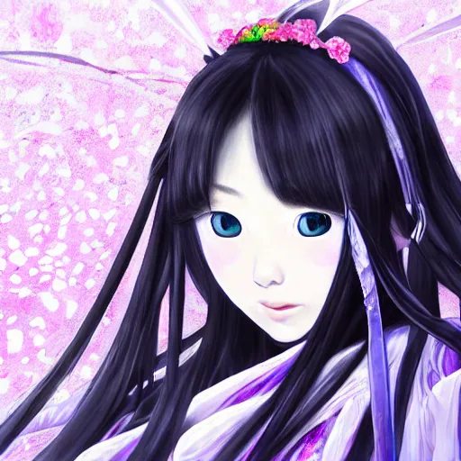 Image similar to Asuka Saito from Nogizaka as the Goddess of Exacto blades looking at you intensely with seductively serious eyes while wearing a head covering. ultra detailed painting at 16K resolution and epic visuals. epically surreally beautiful image. amazing effect, image looks crazily crisp as far as it's visual fidelity goes, absolutely outstanding. vivid clarity. ultra. iridescent. mind-breaking. mega-beautiful pencil shadowing. beautiful face. Ultra High Definition.