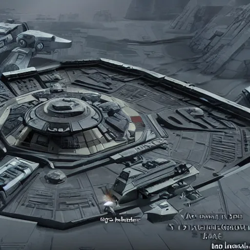 Image similar to an imperial base in star wars