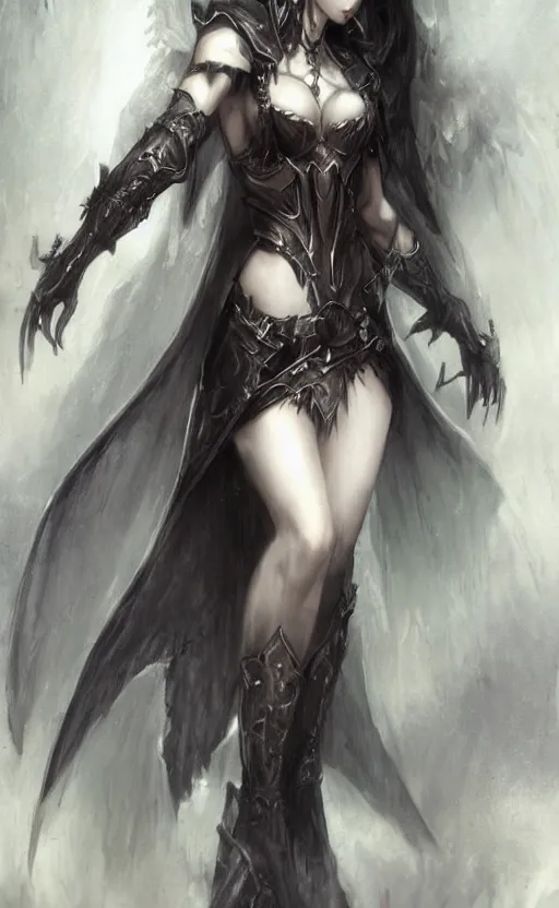 Image similar to Concept art, angel knight gothic girl, artstation trending colaboration with Joseph Mallord William Turner and Luis Royo, highly detailded