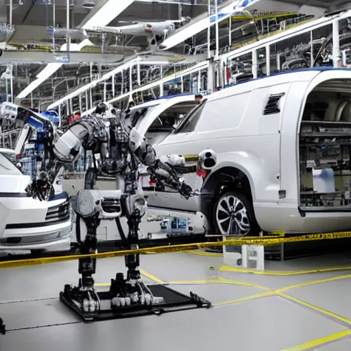 Image similar to a robot has killed a worker at a vw plant in germany