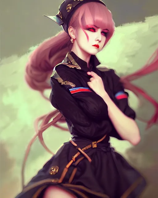 Prompt: a ultradetailed beautiful painting of a stylish battle maid, by wlop, trending on artstation