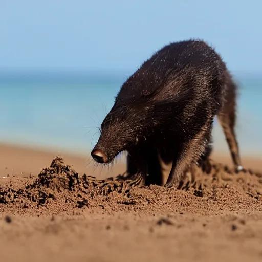 Image similar to mole digging