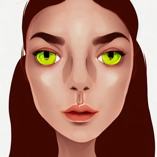 Prompt: face portrait of a woman inspired by lois van baarle, honeycomb on face