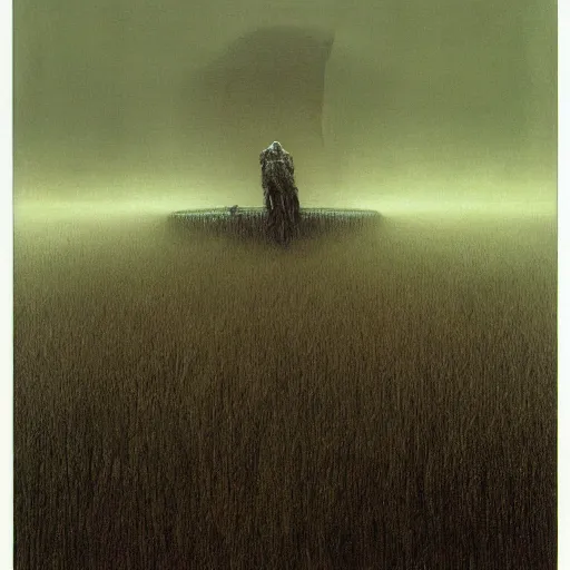 Image similar to lord of the ring concept art, beksinski