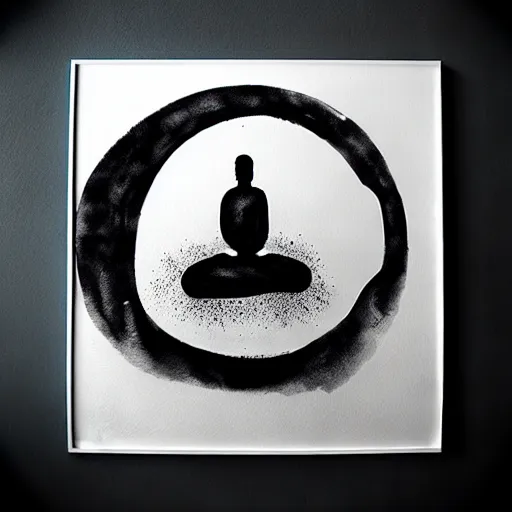 Image similar to zen ink art