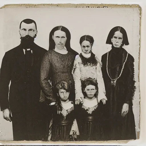 creepy old family photos