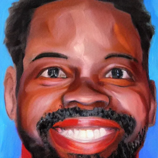 Prompt: oil painting of TriHard