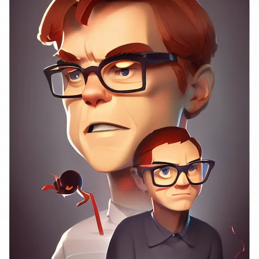 Prompt: face icon stylized minimalist dexter's laboratory, loftis, cory behance hd by jesper ejsing, by rhads, makoto shinkai and lois van baarle, ilya kuvshinov, rossdraws global illumination