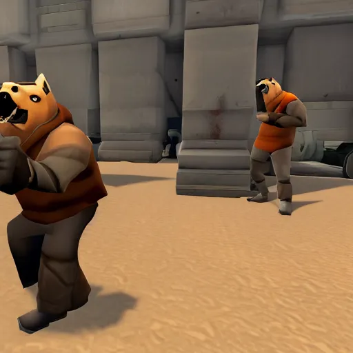 Image similar to pack of wolves in team fortress 2