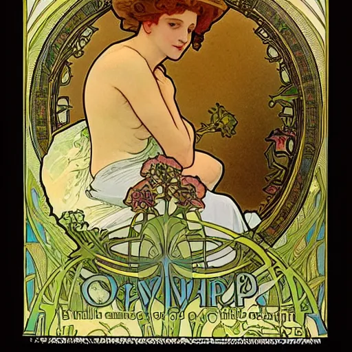 Image similar to Sticker of a ecosystem in a bottle , elegant art nouveau style, Alphonse Mucha, james gurney