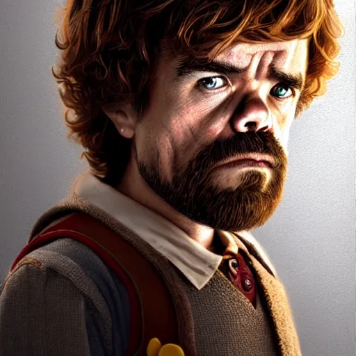 Image similar to peter dinklage as woody ( ( ( toy story ) ) ), digital painting, extremely detailed, 4 k, intricate, brush strokes, mark arian, artgerm, bastien lecouffe - deharme