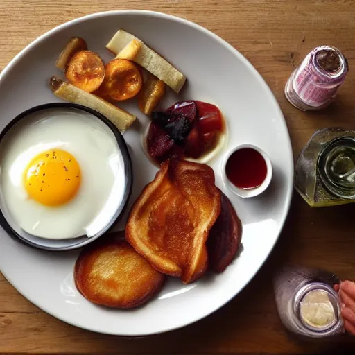 Image similar to full metal english breakfast