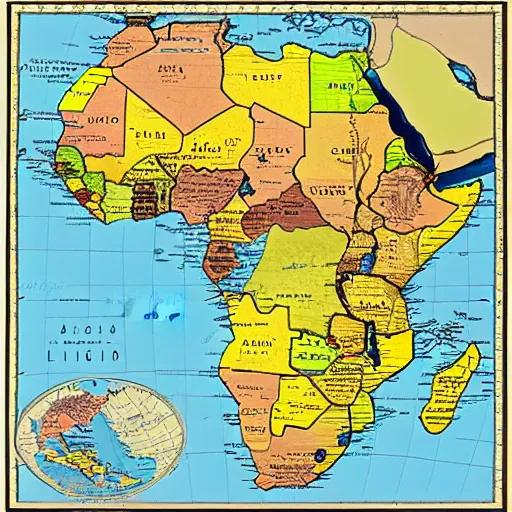 Image similar to map of Africa