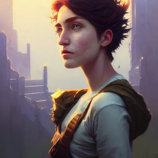 Image similar to Highly detailed portrait of Sam Bankman Fried, unreal engine, fantasy art by Greg Rutkowski, Loish, Rhads, ferdinand knab, Makoto Shinkai and Lois van baarle, ilya kuvshinov, rossdraws, Tom Bagshaw, alphonse mucha, global illumination, radiant light, detailed and intricate environment