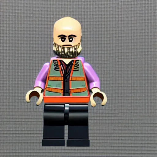 Prompt: lego michael stipe