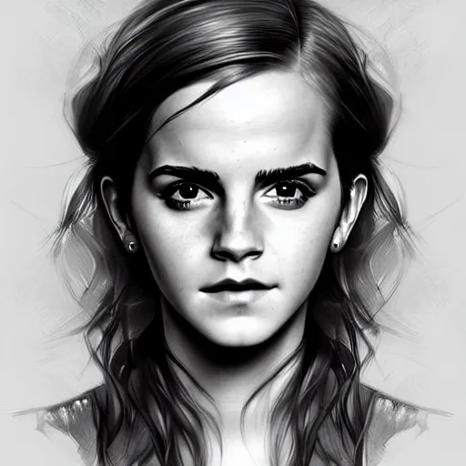 Prompt: Portrait emma watson, D&D, fantasy, intricate, highly detailed, digital painting, trending on artstation, sharp focus, illustration, style of Stanley Artgerm