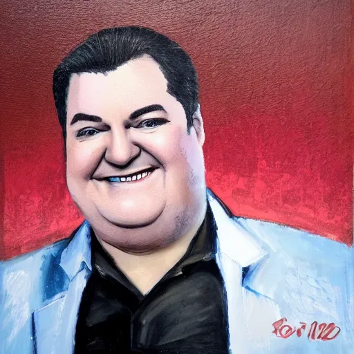 Prompt: Faustão portrait