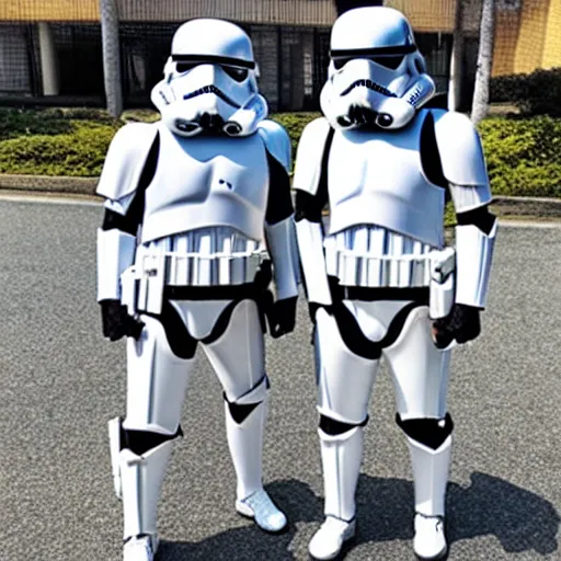 Prompt: “ storm troopers on holiday in japan ”