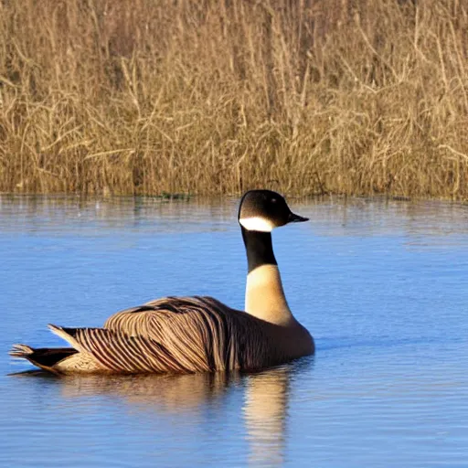 Image similar to four legged canadian goose