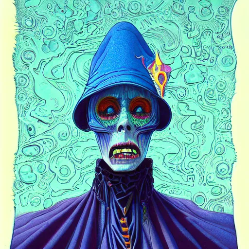 Image similar to original jean giraud digital art painting pastel goth aesthetic, creepy kawaii, highly detailed, highly intricate, tom whalen