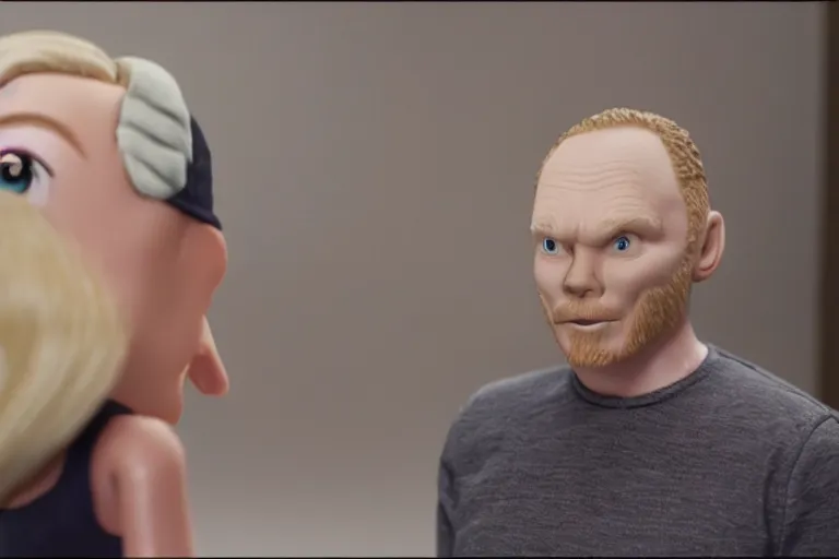 Image similar to still frame of bill burr in barbie, by Jaap Buitendijk