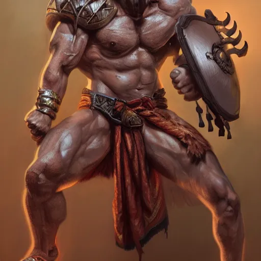 Human Body - Muscular Man stock illustration. Illustration of barbarian -  22770684