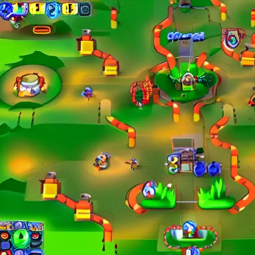 Image similar to bloons tower defense 6