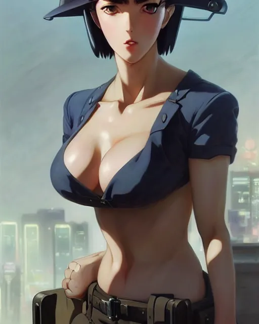 Image similar to portrait Anime 1940s Stallone Sharp fine face, pretty face, realistic shaded Perfect face, fine details. Anime. cyberpunk realistic shaded lighting by katsuhiro otomo ghost-in-the-shell, magali villeneuve, artgerm, rutkowski Jeremy Lipkin and Giuseppe Dangelico Pino and Michael Garmash and Rob Rey