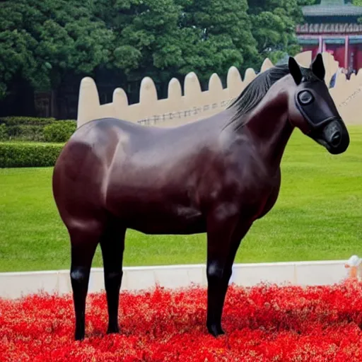 Image similar to chinese president horse