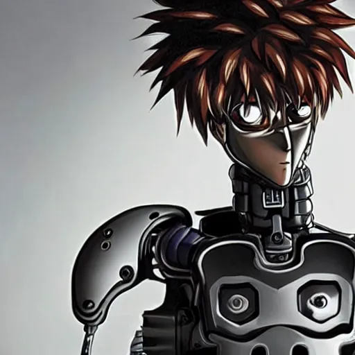 Image similar to genos cyborg real photo