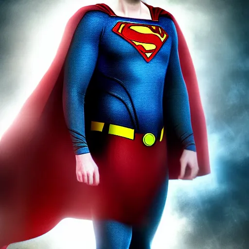 Image similar to if Neil Fingleton was Superman, cinematic, epic, cool, photo realistic, 4k, high detail