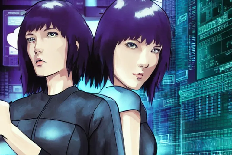 Prompt: ghost in the shell as sysadmin