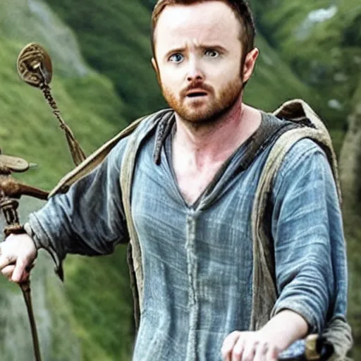 Image similar to Aaron Paul as Frodo