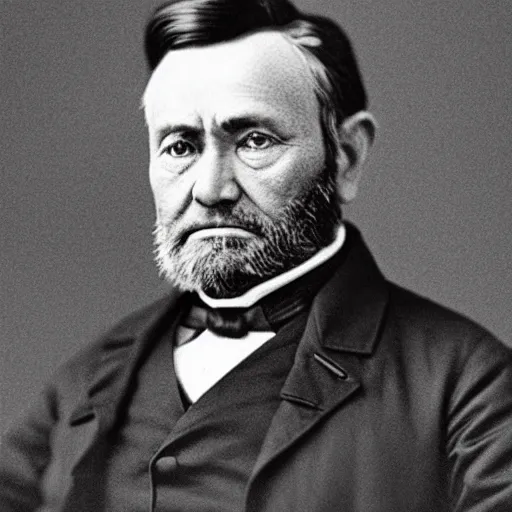 Prompt: “Ulysses Grant as the chairman or the Chinese Communist Party, year 2150, 50mm portrait”