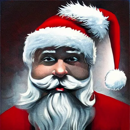 Image similar to “Santa clause in the style of alex ross”