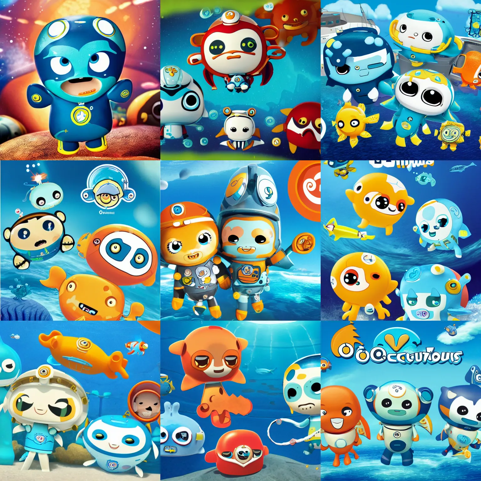 Prompt: Octonauts