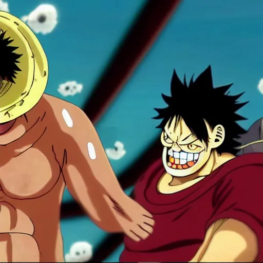 Image similar to gomu gomu no mi gear 4 luffy