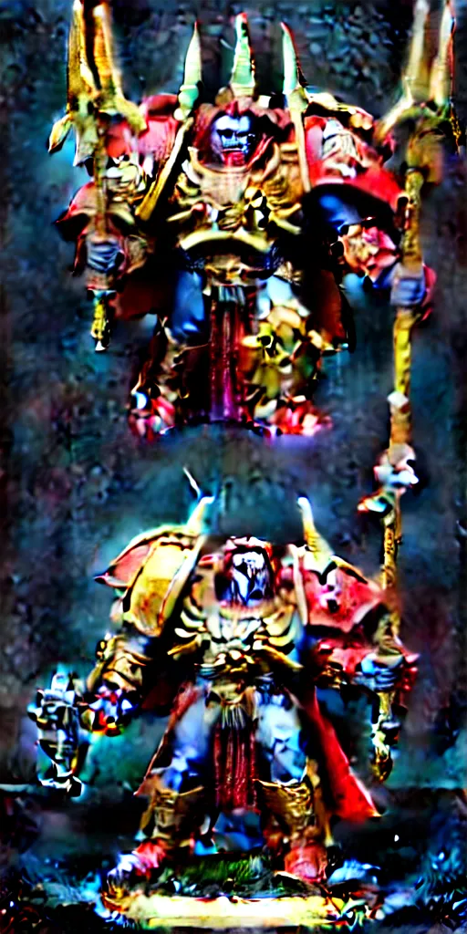 Prompt: mr beast as god emperor of mankind, warhammer 4 0 k, dark, dystopian, highly detailed