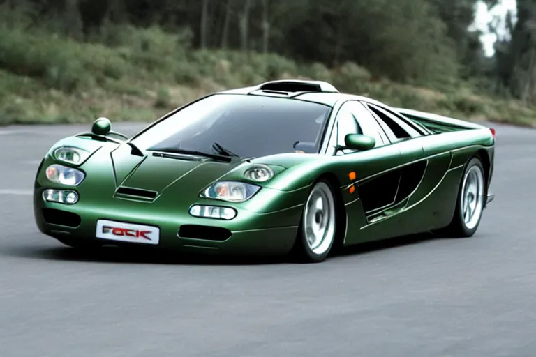 Image similar to film still of a McLaren F1 in Cars (2006), 8k,