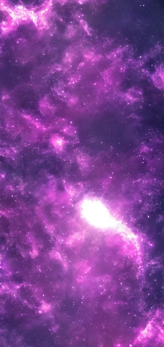 Image similar to purple-tinted space iPhone wallpaper anime style