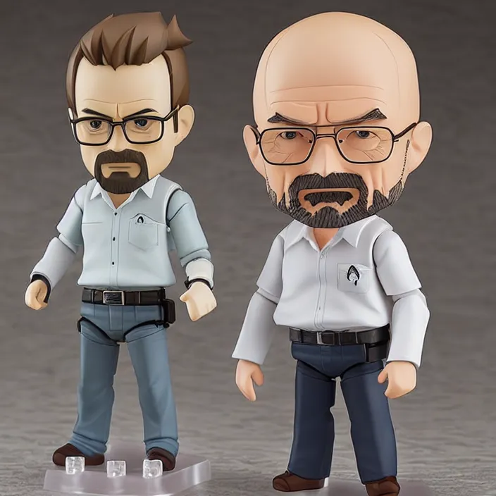 Image similar to Walter White, An anime Nendoroid of Walter White, figurine, detailed product photo