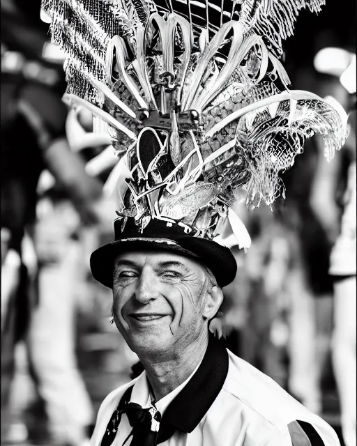 Prompt: carnival employee, by Jean-Paul Gaultier