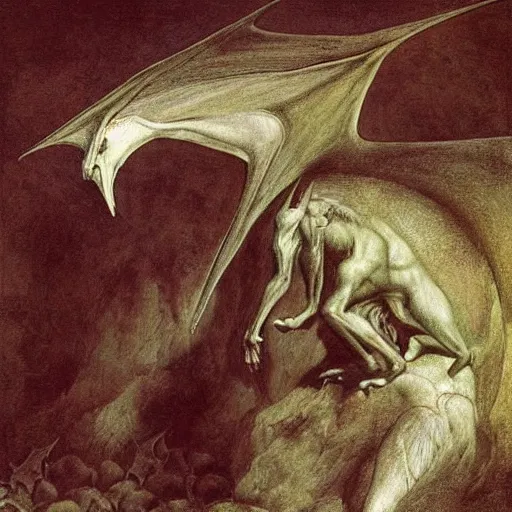 Prompt: the beast and dragon adored, ,colorful, by Odd Nerdrum, by M.C. Escher, beautiful, eerie, surreal