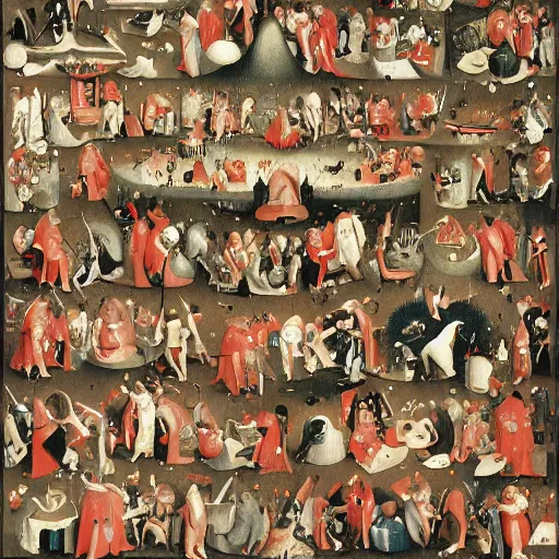 Prompt: wheres waldo by hieronymous bosch, trending on artstation